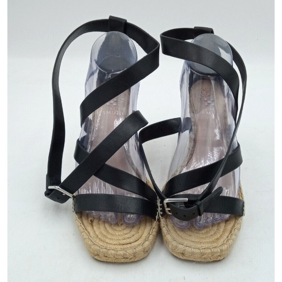 Vince Camuto Shoes Women’s Size 8M Wedges Leather Strappy Gladiator Sandals - Picture 4 of 13
